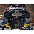 aFe axle-back exhaust close-up
