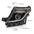 ANZO headlights detail
