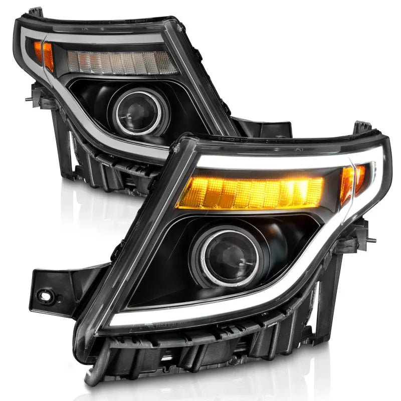 ANZO black headlights