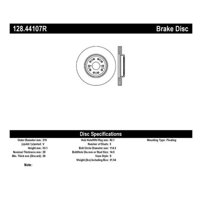 Stoptech auto part
