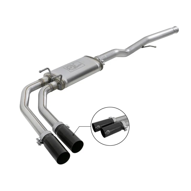 aFe black cat-back exhaust