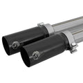 aFe cat-back exhaust detail