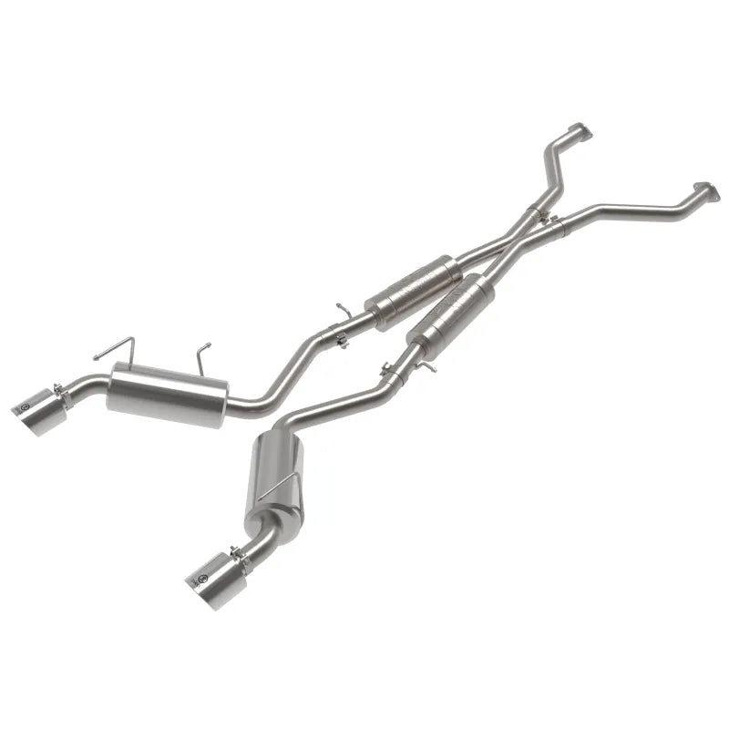 aFe polished stainless exhaust tips