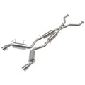 aFe polished stainless exhaust tips