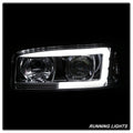 SPYDER headlights close-up