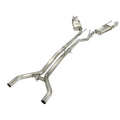 aFe exhaust installed view