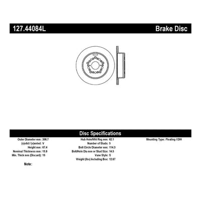 Stoptech auto part