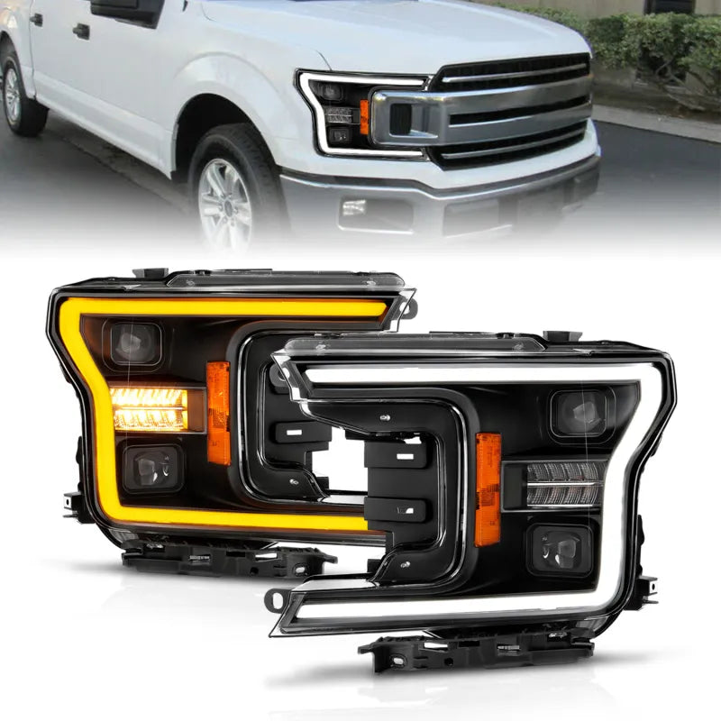 ANZO black headlights