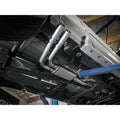 aFe cat-back exhaust installed view