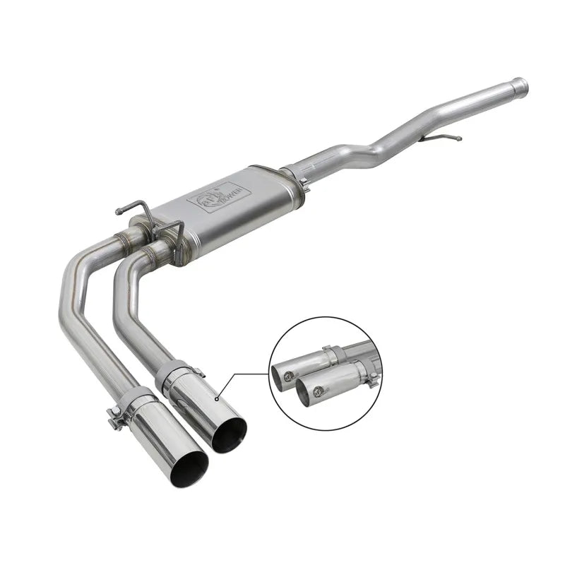 aFe silver cat-back exhaust