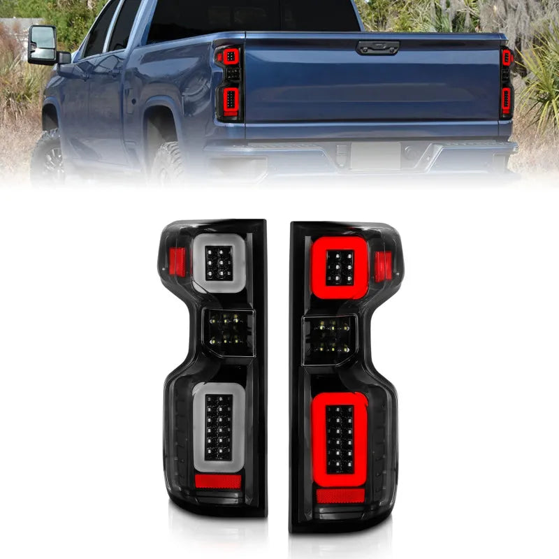 ANZO silver tail light