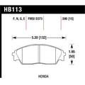 Hawk Performance auto part detail