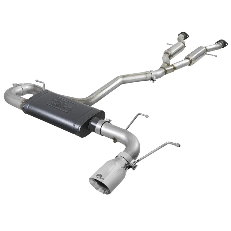 aFe polished cat-back exhaust