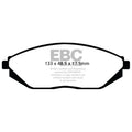 EBC auto part installed view