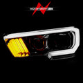 ANZO headlights close-up