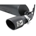 aFe cat-back exhaust detail