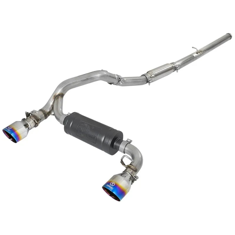 aFe blue cat-back exhaust