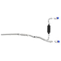 aFe cat-back exhaust installed view