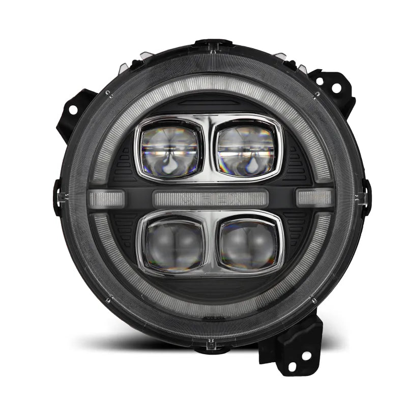 AlphaRex black headlights
