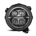 AlphaRex black headlights