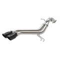 aFe axle-back exhaust installed view