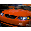 Raxiom headlights close-up