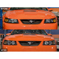 Raxiom headlights close-up