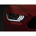 Raxiom headlights close-up