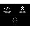 Raxiom fog light kit close-up
