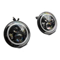 Raxiom headlights close-up