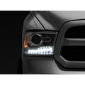 Raxiom headlights close-up