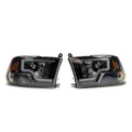 Raxiom headlights close-up