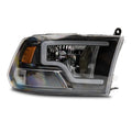 Raxiom headlights close-up