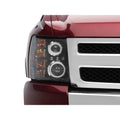 Raxiom headlights close-up