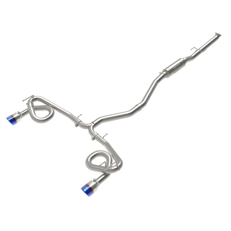 aFe cat-back exhaust blue tips