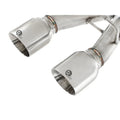 aFe cat-back exhaust close-up