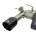 aFe cat-back exhaust detail