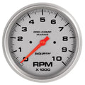 AutoMeter silver gauge