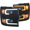 ANZO black headlights