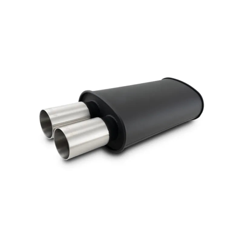 Vibrant black muffler