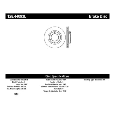 Stoptech auto part