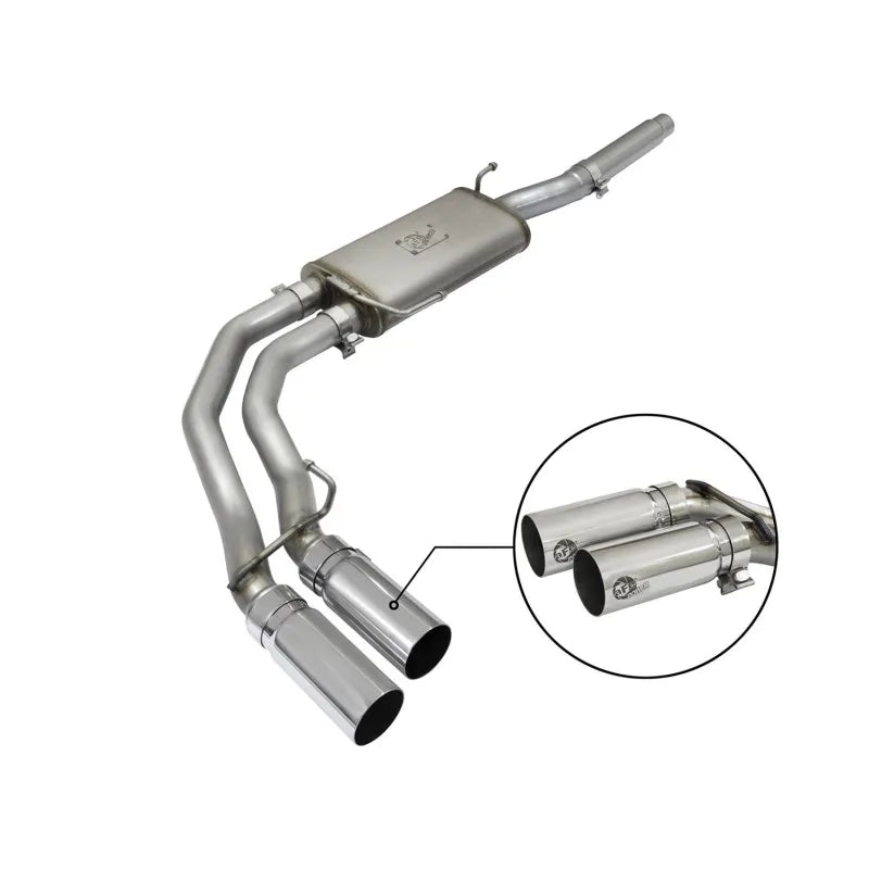 aFe polished cat-back exhaust