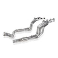 Stainless Works headers installed view