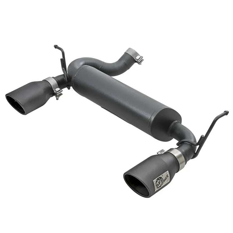 aFe black axle-back exhaust