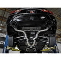 aFe cat-back exhaust close-up