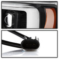 SPYDER headlights close-up