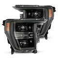 AlphaRex black headlights