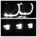 SPYDER headlights close-up
