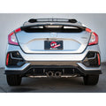 aFe cat-back exhaust detail