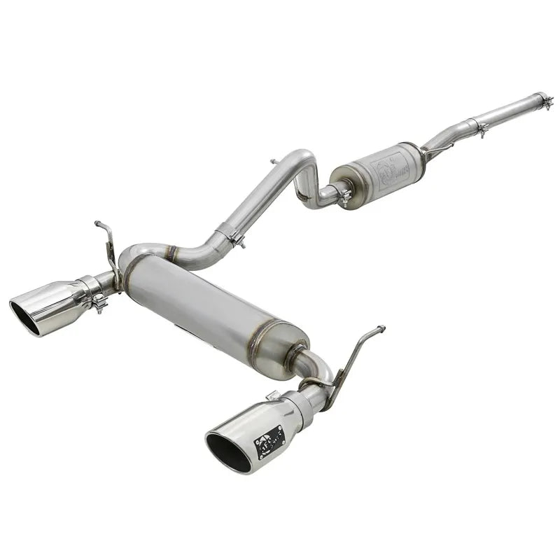 aFe polished cat-back exhaust